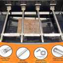 Hisencn Gas Grill Parts for Charbroil Grill Performance 463673519 463625217 463625219 463673517 463673017 463347519 463275517 463244819, 470-5200-W1, G470-0004-W1, Heat Plates Burner Tube 2 Burner