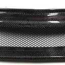 Carbon Fiber Front Grill Mesh Grill Fits Subaru Impreza 2011-2014 11-14 WRX STI Upper Bumper