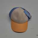 Grace Folly Beach Trucker Hats for Women- Snapback Baseball Cap for Summer (One Size, Classic Blue & Peach)