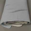 Konssy Muslin Baby Burp Cloths 6 Pack, Soft Absorbent 100% Cotton Burping Clothes for Newborns, Baby Boys and Girls, Unisex (Blue)