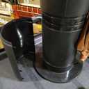Large Espresso Knock Box for Coffee Grounds with 50 Garbage Bags and Towel
