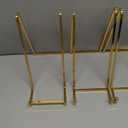 Plate Holder Easel Display Stand - 8 inch Metal Plate Stands for Display - Tabletop Picture Stand - Gold Iron Easels for Display Pictures | Photo Frames | Book | Decorative Plates | Plaque -2 Pack