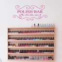 Nails Salon Wall Decal Girls Beauty Nail Bar Wall Stickers for Polish Bar Hands Manicure Adhesive Home Decor Art Mural SYY886 (Blush Pink)