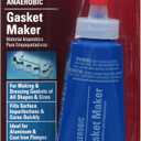 Permatex 51813 Anaerobic Gasket Maker, 50 ml Tube , Red