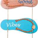 Beach-Themed Wooden Sign for Home and Bedroom Decor, Style B
