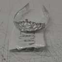Anderson's Homecoming Queen Taylor Tiara and White and Silver Metallic Foil Sash Set, Homecoming Sashes for High School, Homecoming King