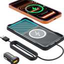 Wireless Car Charger,LANSEMKU Car Wireless Chargers Charging pad Non Slip 15w Fast Charger for Car Wireless Phone Charger for iPhone 16/15/14/13/12 Pro Max,Samsung for Android (Black-100cm Cable)