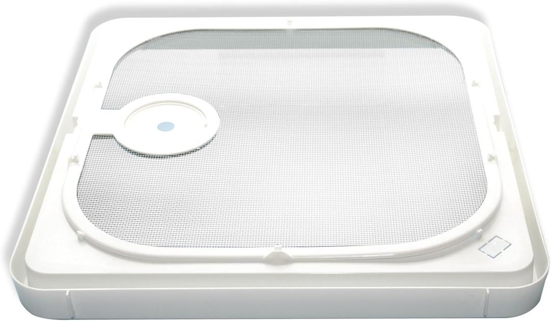 BVC0573-31 Roof Vent Screen Frame with Removable Mesh, Easy Replacement Install, Includes Frame and Screen, Fits 14x14 Inch Opening, Large