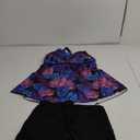 Summer Mae Women's Tankini Swim Dress Two Piece Swimsuits with Tummy Control Swim Shorts Skirted Bathing Suits Tropical Rainforest Night Size 14