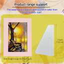 3 Inch Self-adhensive Cardboard Easel Backs, Pack of 60 Picture Frame and Art Paper Easel Stand, Use for Photos, Signs, Crafts and Cardboard Stands for Display