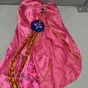 Party Chili Princess Costumes Birthday Party Dress Up for Little Girls/Long Sleeve with Cape,Wig,Crown,Gloves 4T 5T (120)