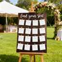 Find Your seat Wedding Seating Chart Board,Wedding Signs Wood,Wood Wedding Sign,find Your seat, Blank Seating Chart Board 18x24 Inch