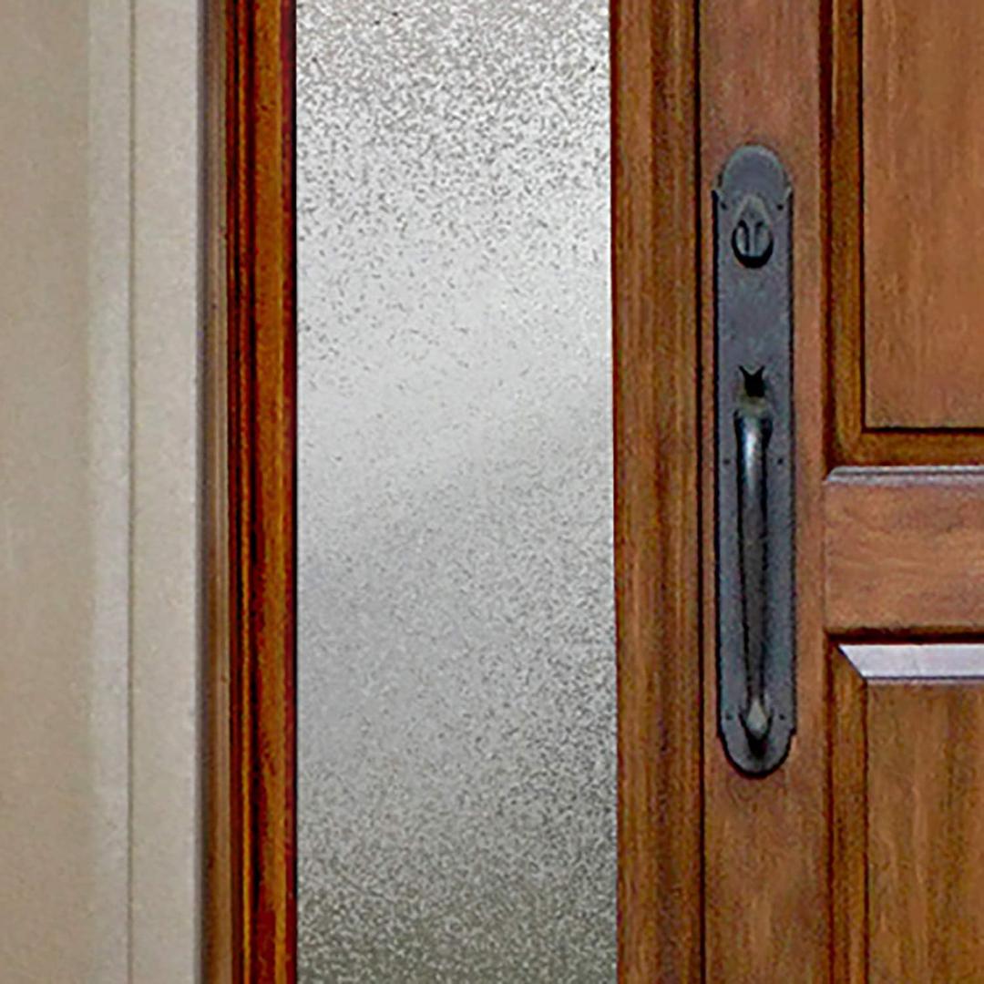 Gila Privacy Dcor Ice Chips Sidelights Entryway Residential Window Film DIY Static Cling No Glue No Adhesive 1ft x 6.5ft (12in x 78in) (6.5 sq ft)