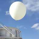 Professional Weather Balloon For Meteorological Investigation Aerial Video Holiday Party Decoration Entertainment Toys Huge Balloons (72 inch/100g)