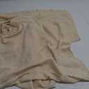 Awellife Linen Shower Curtain Beige Boho Farmhouse Shower Curtains for Bathroom Fabric Cream Cloth Liner 72 x 72 Inch