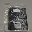 Sosun 22x22 Bandana, Face Mask, Square Scarf, Headwear, Multipacks Made From 100% Cotton (Black, Black/Turquoise/Black/Pink)