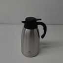 Cresimo Thermal Coffee Carafe 68oz / 2L - 12 Hours Hot Beverage Dispenser, Insulated Stainless Steel Carafe for Liquids, Coffee Carafes For Keeping Hot Water Dispenser for Parties - Large Tea Flask (Silver)