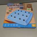 MagnaStack Magnetic Strategy Game - Portable Travel Board Game for Kids & Adults | Fun, Simple to Learn, Fast-Paced Gameplay | Brain Teaser & Family Party Game. (MagnaStack: Board Play Format)