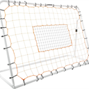 Franklin Sports Soccer Rebounder - Tournament Steel Rebounding Net - Perfect for Backyard Practice and Training - 12' x 6' & 6' x 4'