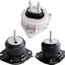 Set of 3 Engine Motor Mount Compatible with 2011-2024 Durango 3.6L 5.7L 2011-2021 Grand Cherokee 3.6L 5.7L 6.4L Replace for A5611 A5611 A5488