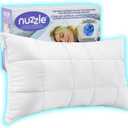 Nuzzle Cooling Adjustable Pillow Queen Size for Side Sleepers, Luxury Bed Pillow Hotel Collection - Best Adjust Height Soft Firm Pillow for Back, Stomach or Side Sleepers (White)