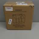 Acrylic Makeup Organizer,Clear Cosmetic Brush Storage Box With 3 Brush Holders,with Dust Cover, Large-capacity Split Design can Quickly Organize the Desktop (with 3 bags of white pearls)