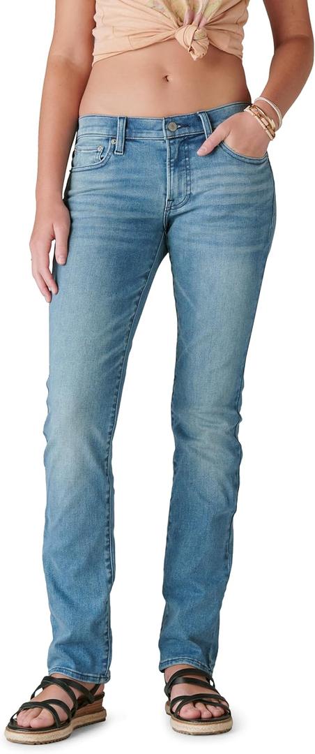 Lucky Brand Womens Sweet Straight Jean (Blue) 16/33 M