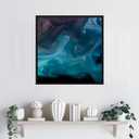 PIXY CANVAS Floater Frame 18x18 for 1-1/2 (1.5) inch Deep Canvas Paintings/Canvas Prints/Wood Canvas Panels/Wall Art/Wall Decor/Home Decor/Artwork (Black, 18 x 18 inch, Square)