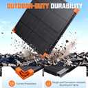 200W Portable Solar Panel, Lightweight Aluminum Frame Design Foldable Kit