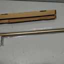 Ivilon Drapery Window Curtain Rod - End Cap Style Design 1 Inch Pole. 28 to 48 Inch Color Warm Gold