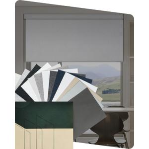 Yoolax Motorized Blinds with Remote, Blackout Smart Blinds with Remote Electric Window Shades Work with Alexa Roller Window Shades, Fabric Sample (Multicolor)