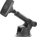 WixGear Universal Magnetic Car Mount Holder, Windshield Mount and Dashboard Mount Holder for Cell Phones and Tablets with Long Arm  (New Version Telescopic Arm)