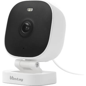 VIMTAG 5G Indoor/Outdoor Security Camera for Home, 2.5K Baby Dog Pet Cameras with Speaker Phone APP, IP65 Color Night Vision WiFi Camera, 2-Way Audio, Motion Detection, 24/7, w/Alexa & Cloud, Wired