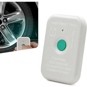1 PCS Automotive Tire Pressure Resetter, TPMS Reset Sensor Fault Diagnosis Programming Training Tool, OEM Part Number 8C2T-1A203-AB, Compatible with Ford Lincoln and Mazda Series Models (White)