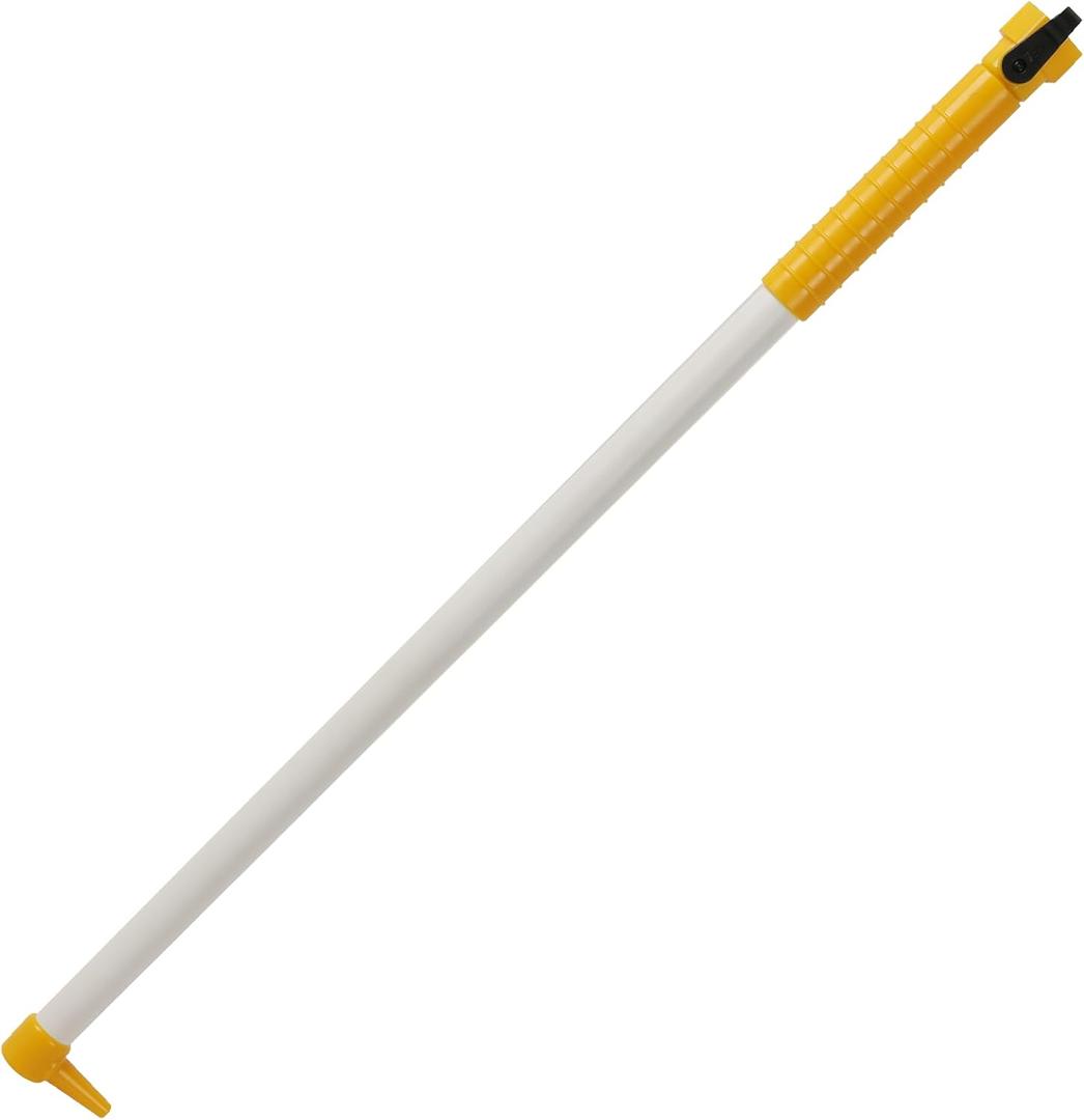 TonGass A01-0184VP RV Black Water Tank Cleaning Wand | with Shut-Off Valve & 360 Rotating Power Nozzle, Heavy-Duty RV Tank Flush Tool for Deep Cleaning & Odor Control