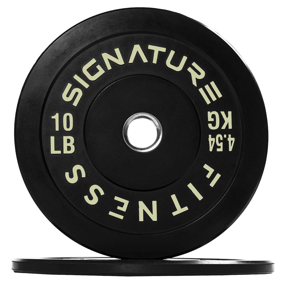 2PCS BalanceFrom 10LB Cast Iron Plate Weight Plate for Strength Training, Weightlifting and Crossfit, Standard or Olympic 