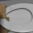 Bemis 1500EC 390 Lift-Off Wood Elongated Toilet Seat, Cotton White (Pack of 1) | Durable enameled wood resists chipping & scratching, fits all standard elongated toilets, Made in USA, 1500EC 390