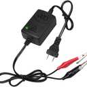 Sealed Lead Acid Battery Charger, 12V 1000mA SLA Battery Charger Maintainer with Short Circuit Protection, Universal Charger Adapter for Car Truck Motorcycle, Car Accessories