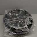 Hubcaps Wheel Cover Replacement R16 Size Hub Cap Universal-Fit Steel Wheel Rim Caps ABS Tire Covers for Most Cars Trucks Sedans SUV -Set of 416-inchBlack