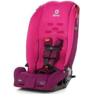 Diono Radian 3R, 3-in-1 Convertible Car Seat, Rear Facing & Forward Facing, 10 Years 1 Car Seat, Slim Fit 3 Across, Pink Blossom, Manufactured date: 04-11-26