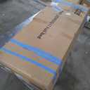 IDEALHOUSE Full Size Bed Frame with LED Lights, Floating Platform Bed with Velvet Upholstered Storage Headboard, No Box Spring Needed, Noise Free, Easy Assembly (Black)