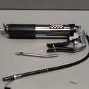 Bravex Heavy Duty Professional Pistol Grip Grease Gun 6000 PSI - 18 inch Flex Hose