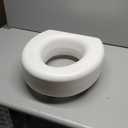 770-610 4 Inch Portable Raised Toilet Seat Riser, Elevated Toilet Seat for Seniors