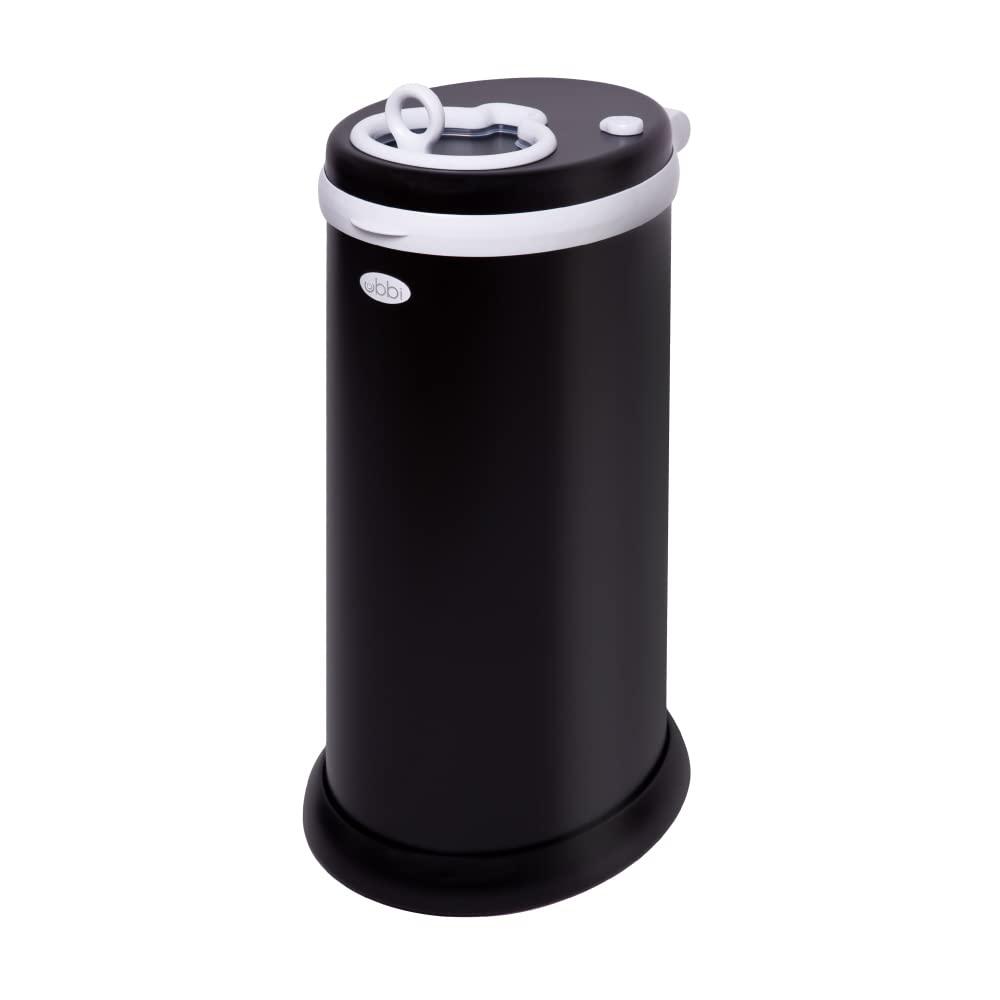 Ubbi Nihon Ikuji Ubbi Interior Diaper Pail, Matte Black