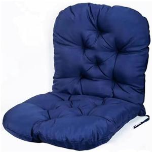 WLEJSL Rocking Chair Cushion High Back Patio Cushions Waterproof Solid Tufted Pillow Indoor Outdoor Pads with Ties Fade Resistant,A1