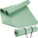 KEEP Extra Thick NBR Yoga Mat for Women & Men, 15mm Thick, 72x32 Large Exercise Mat with Non-Slip Workout Mat for Yoga, Pilates, Stretching, Meditation Wide & Cushioned Fitness Mat