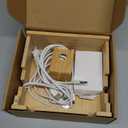 Pezin & Hulin Bamboo Charging Station for Multiple Devices Include 5 Port USB Charger, 5 Cables, Desktop Organizer for Phones, Tablet, Wooden Docking Stations (Style 1)