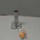 Stainless Steel Flag Pole Holder Heavy Duty Multi-Position Flag Pole Bracket Multi-Angle Adjustment wall mounting Bracket for 1 inch Flag Pole(Silver)