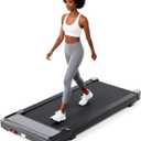 OLIXIS Walking Pad Treadmill for Home, Under Desk Treadmill for Small Space, Portable Design for Home Office Workouts, LED Display with Remote Control, Low Noise (Black)