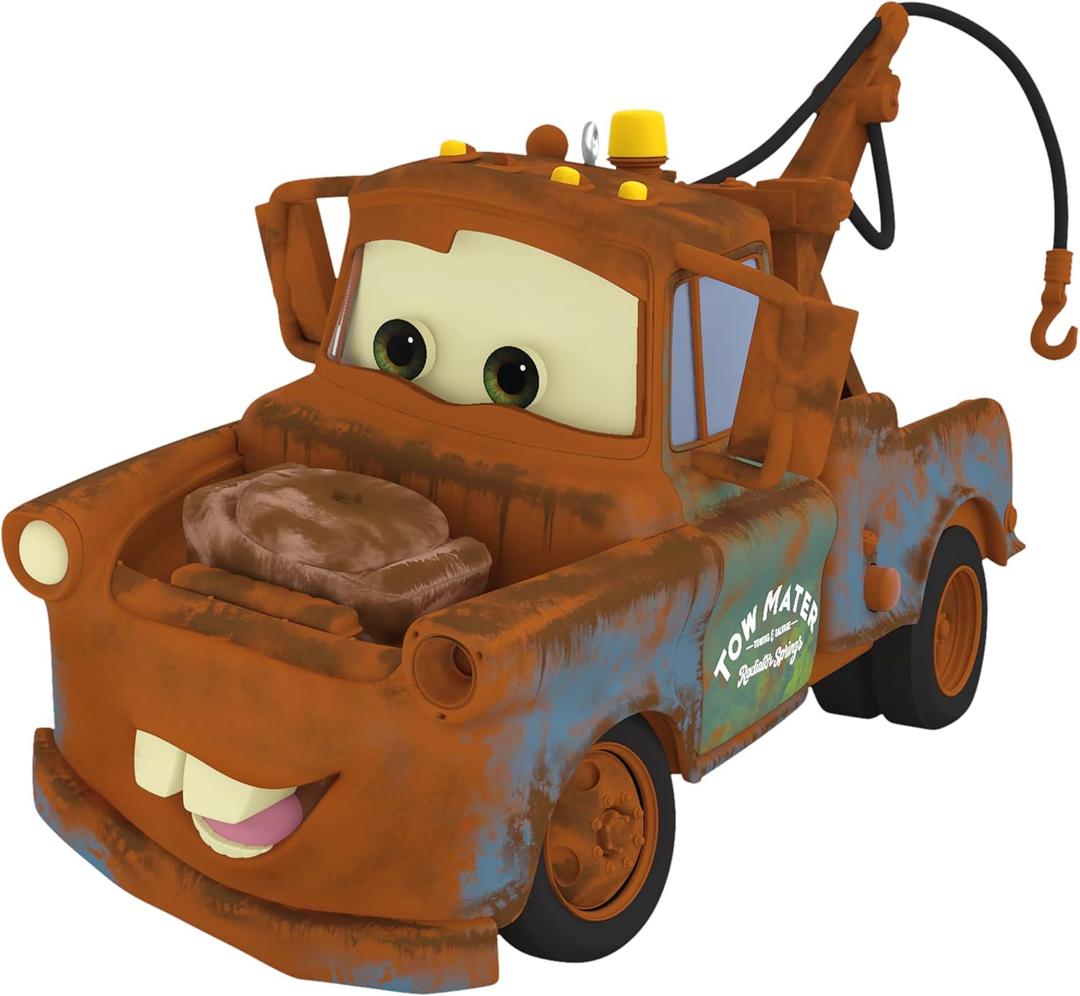 Hallmark Keepsake Disney/Pixar Christmas Ornament, Cars Mater with Sound and Motion, Gifts for Disney Fans